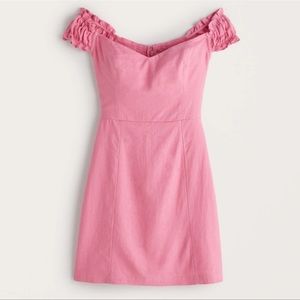 NWT Abercrombie Off-the-Shoulder Corset Mini Dress